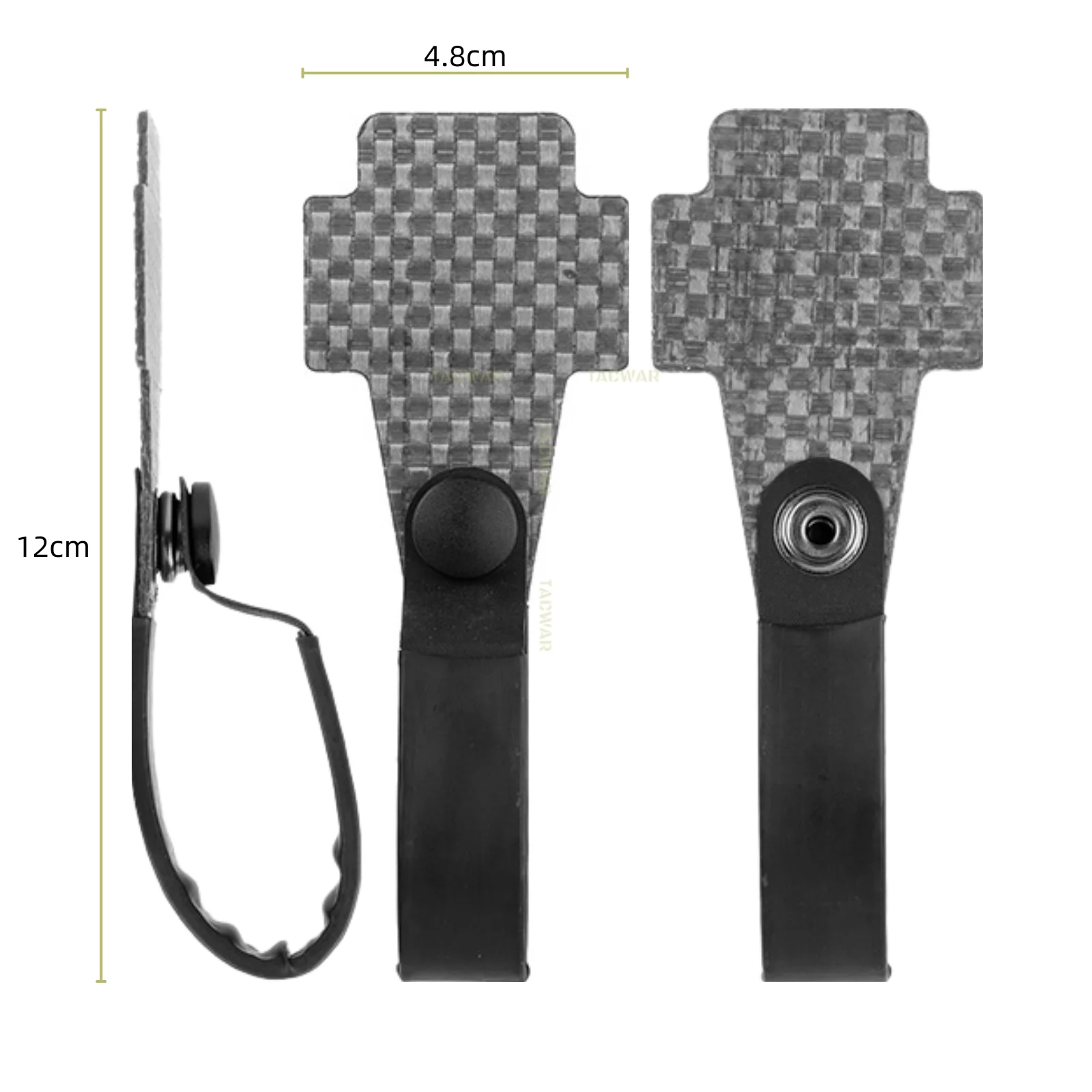 Lazo desenganche rápido cinturón táctico MOLLE – Airsoft y escalada - imagen 2