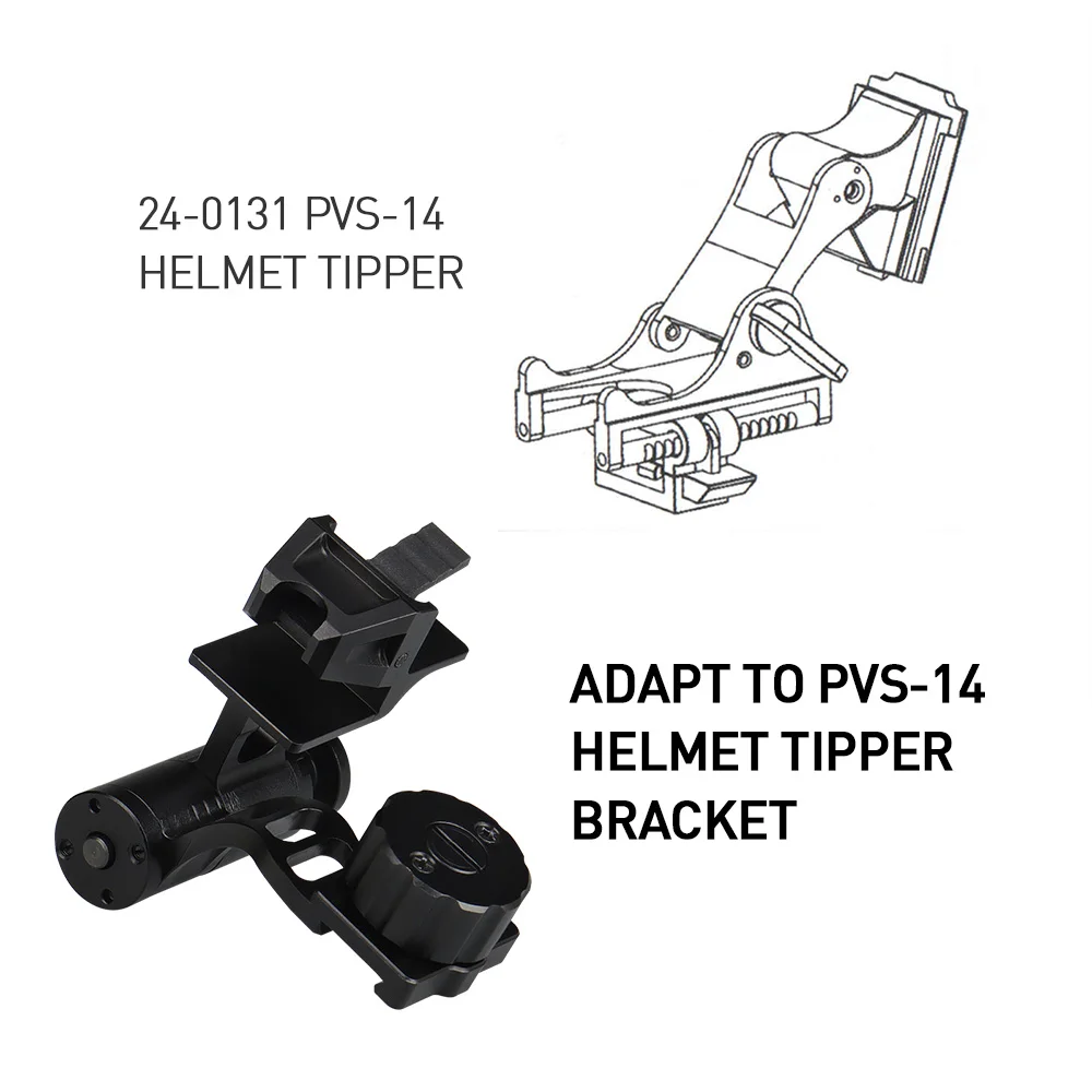 Dovetai adaptador de brazo NVG para soporte monocular en casco - imagen 5