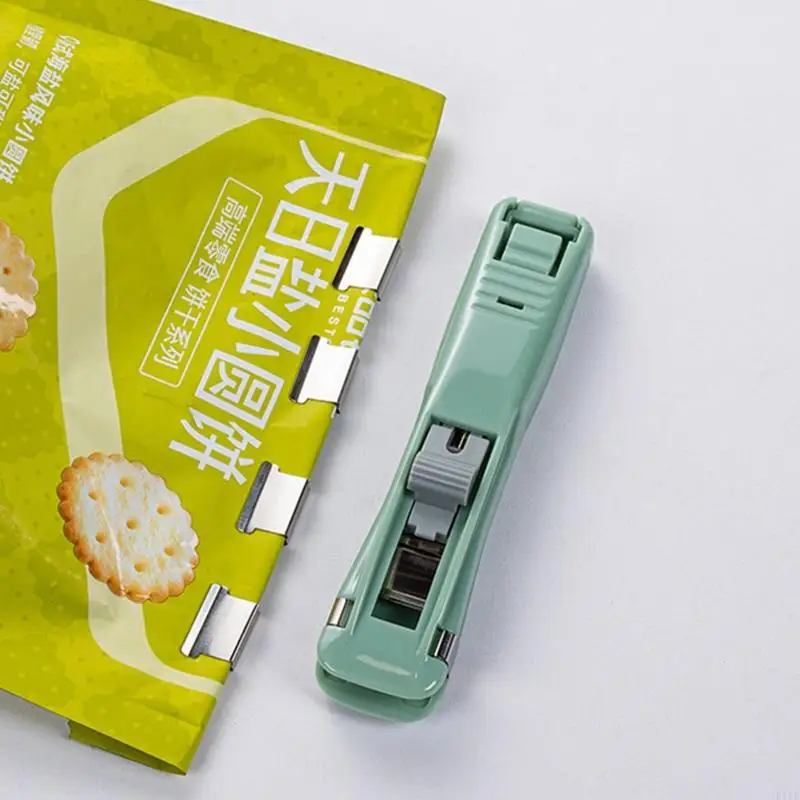 Dispensador abrazaderas papel con clip metálico y recargas - imagen 2
