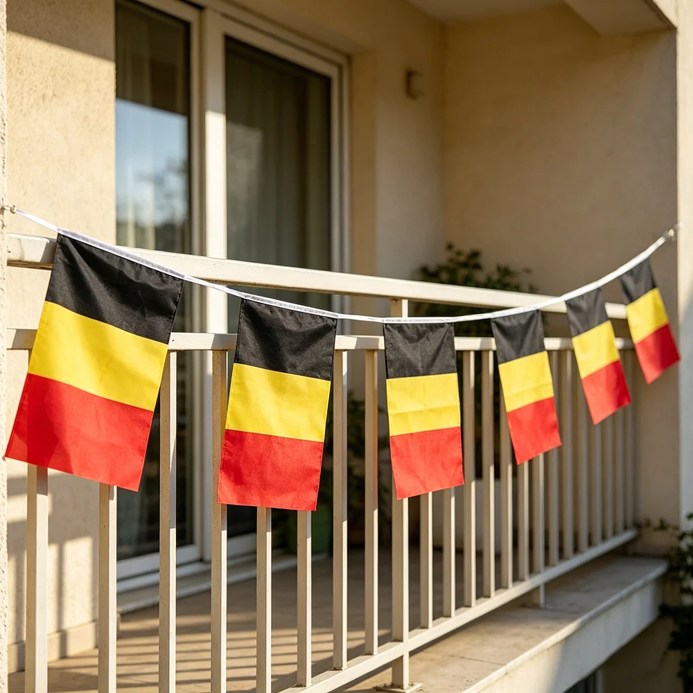SKY FLAG banderín de Bélgica ripstop para decoración de fiestas - imagen 3