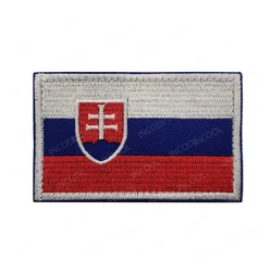 Brazalete táctico reflectante IR Eslovaquia – Parche bordado militar