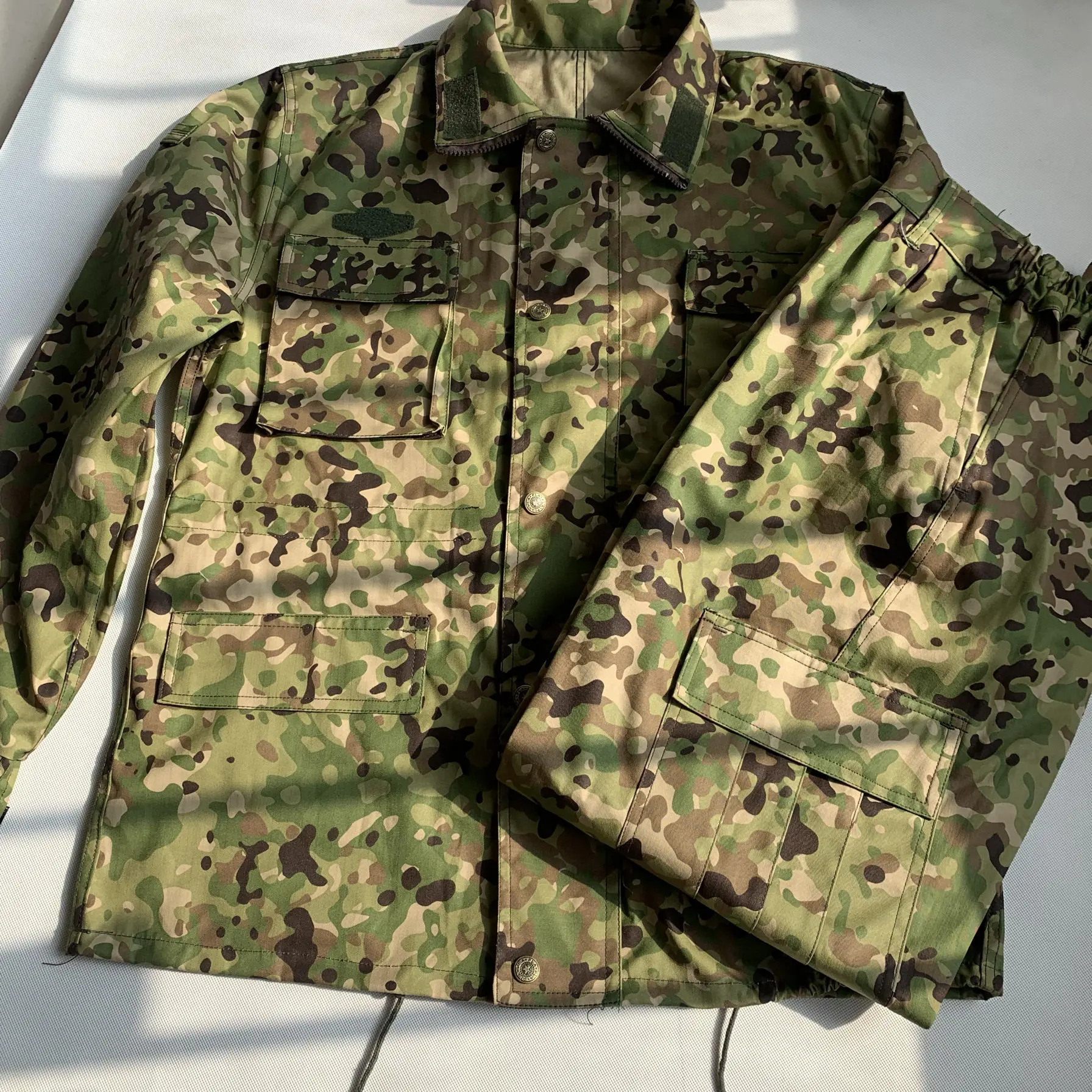 Conjunto camuflaje táctico verde ripstop – equipamiento militar - imagen 2