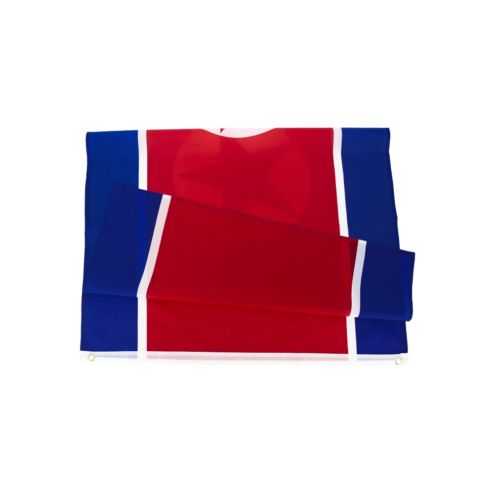 Bandera Corea del Norte de tela resistente y duradera para exterior - imagen 5