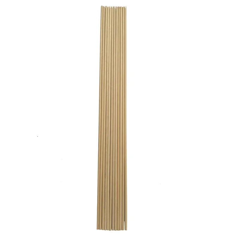 Eje de flecha de madera OD 8 mm, herramienta de tiro al aire libre