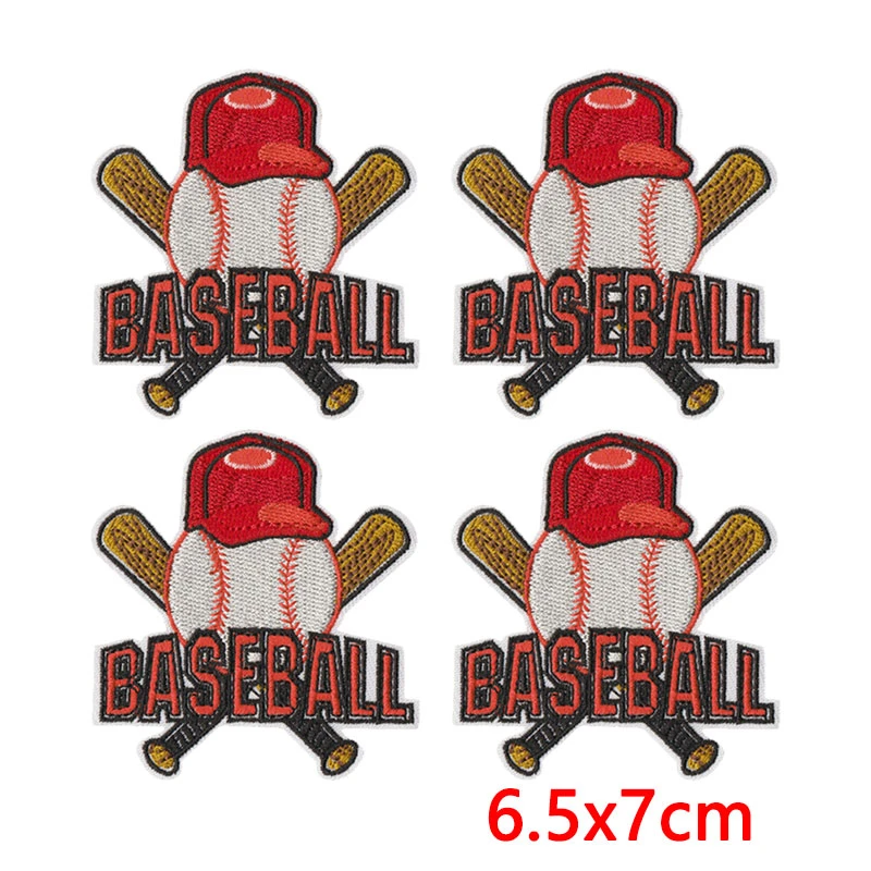 Parche termoadhesivo béisbol bordado estilo lazo de mamá