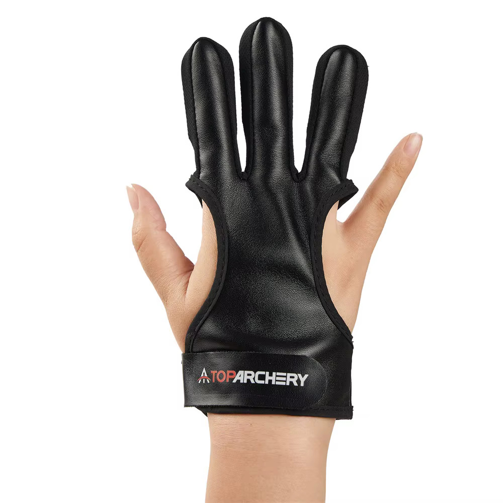 Protector brazo arco Toparchery PU negro – Caza y tiro exterior - imagen 3