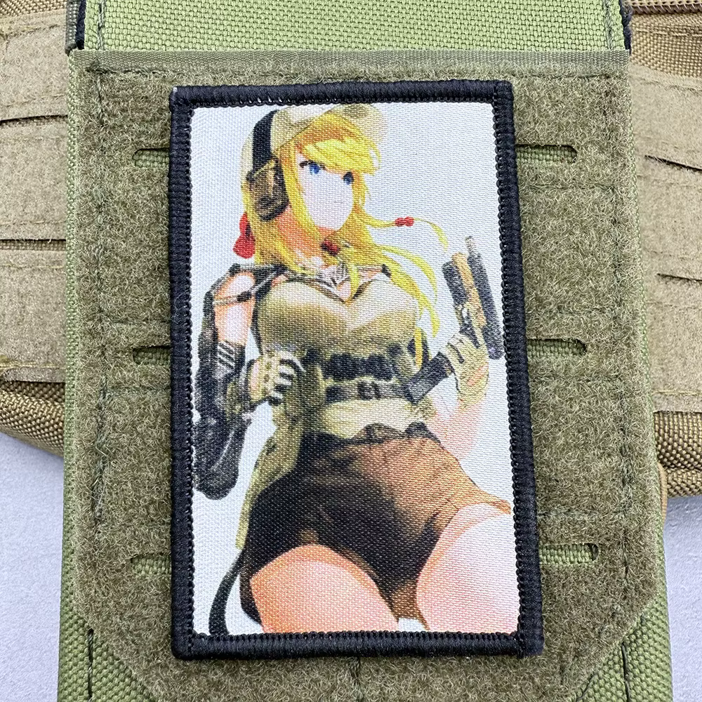 Parche táctico anime PVC con impresión UV para mochila y ropa - imagen 4