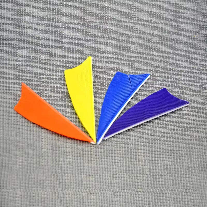 Universal Juego plumas de pavo para flechas arco - imagen 3