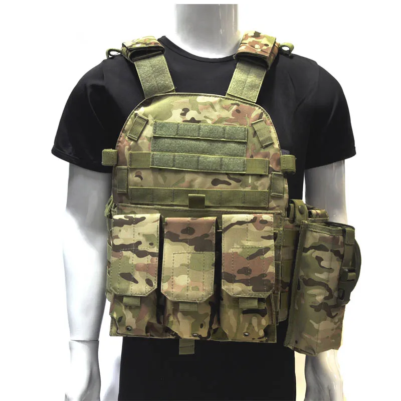 Chaleco táctico MOLLE de protección para airsoft y paintball - imagen 5