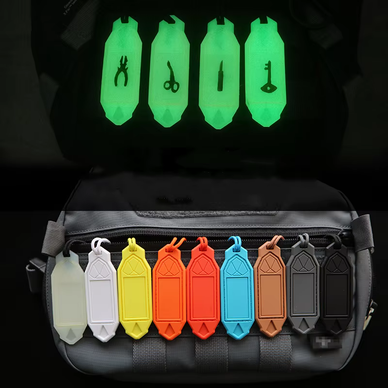 Parche luminoso TPU MOLLE con tira extractora para mochila táctica EDC - imagen 2