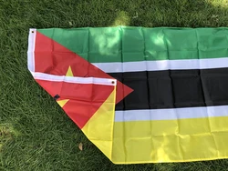 Bandera nacional Mozambique poliéster exterior e interior