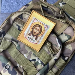 Parche táctico Jesús bordado gancho y bucle para mochila
