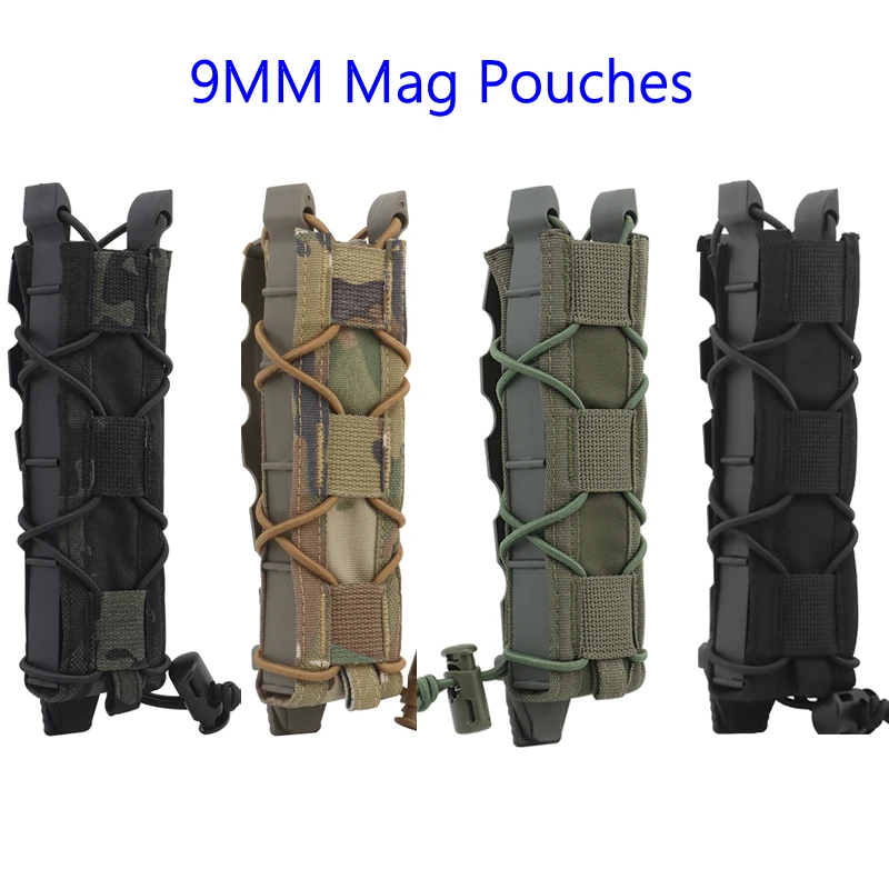 Bolsa táctica para cargadores pistola MP5 MP7 con tapa abierta