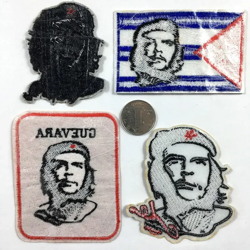 Parche bordado Che Guevara cubano – cara clásica para planchar - imagen 3
