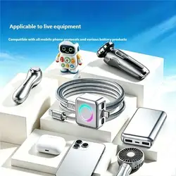 Adaptador carga inteligente desconexión automática ABS protección sobrecarga