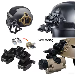 Soporte casco metálico Wilcox L4 G24 para NVG con J Arm