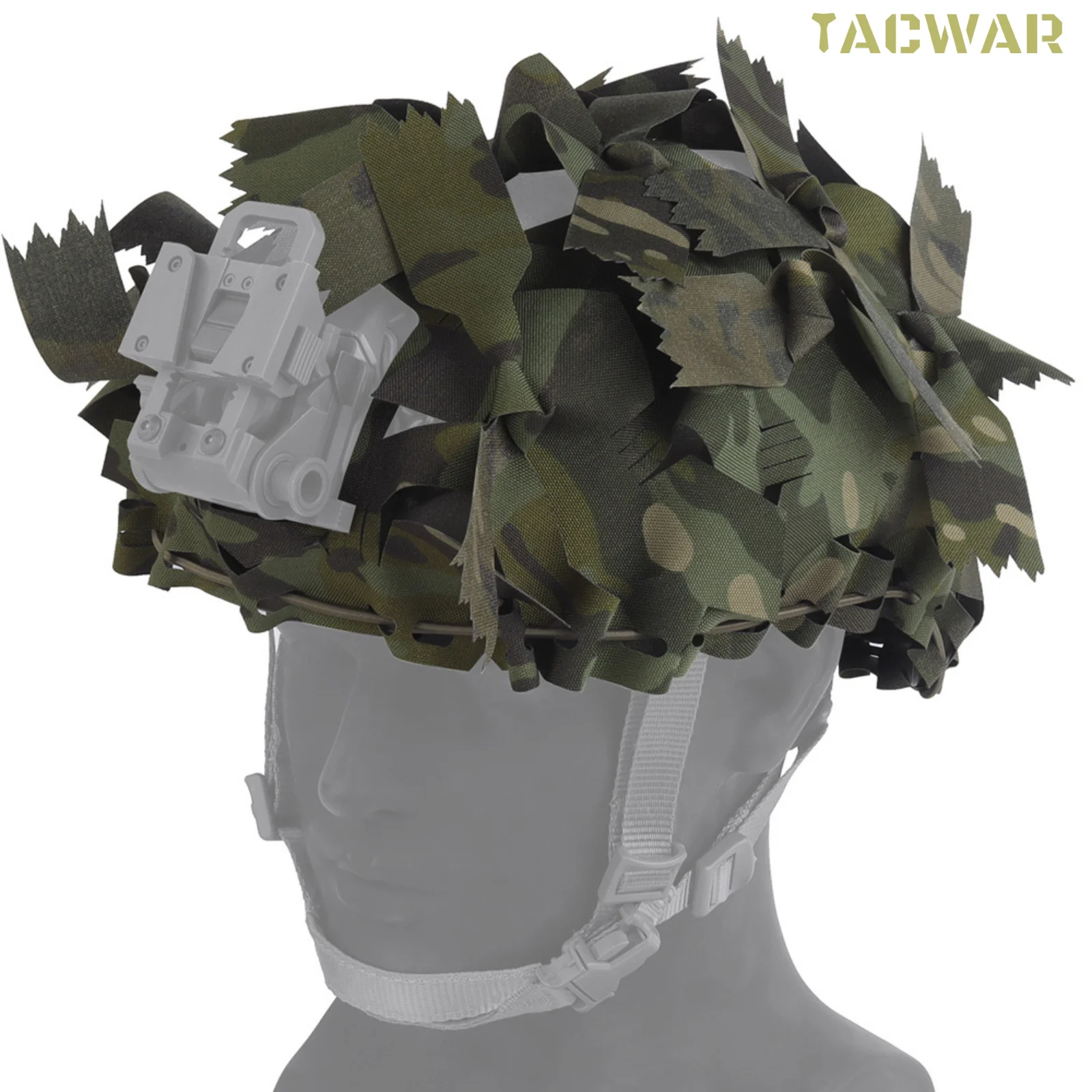 Cubierta de casco táctica 3D camuflaje ligera con corte láser airsoft - imagen 2