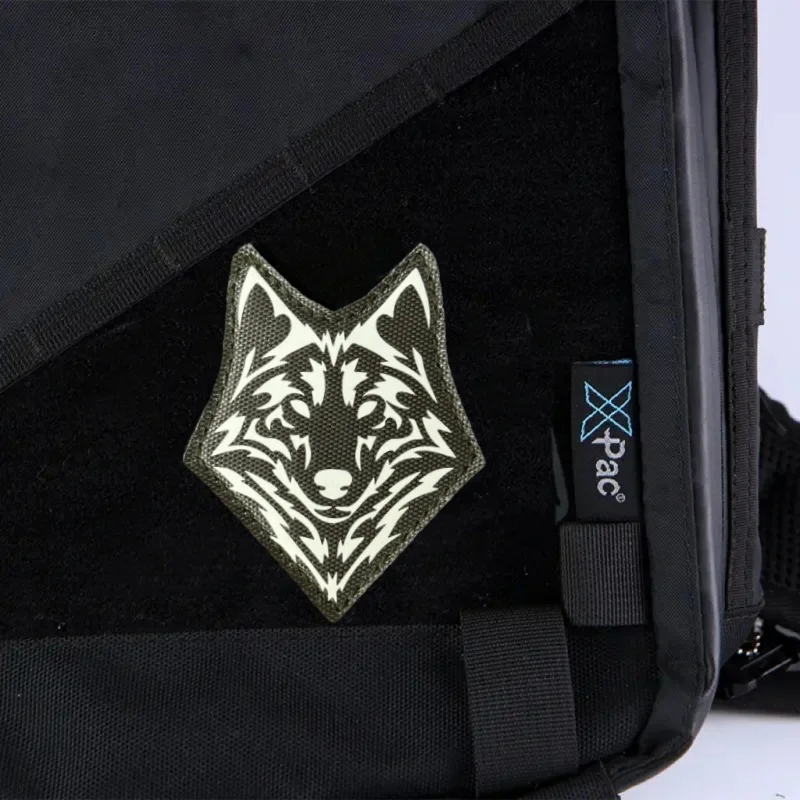 Wolf Tactics parche reflectante moral con velcro gancho y bucle - imagen 4