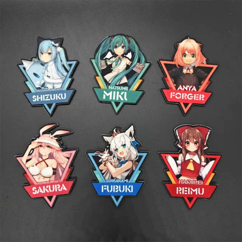 Parche táctico bordado anime Asuka Rem Shizuke para chaqueta - imagen 2