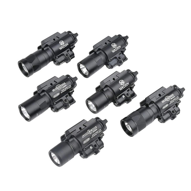 Linterna táctica WADSN X400U con láser rojo/verde para pistola - imagen 4