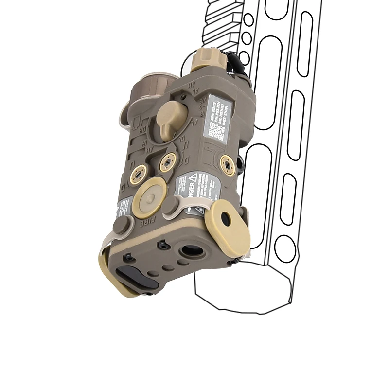 WADSN caja batería airsoft NGAL dummy de nylon táctica vacía - imagen 4