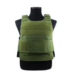 Chaleco táctico nivel II antipuñaladas MOLLE para Airsoft y caza
