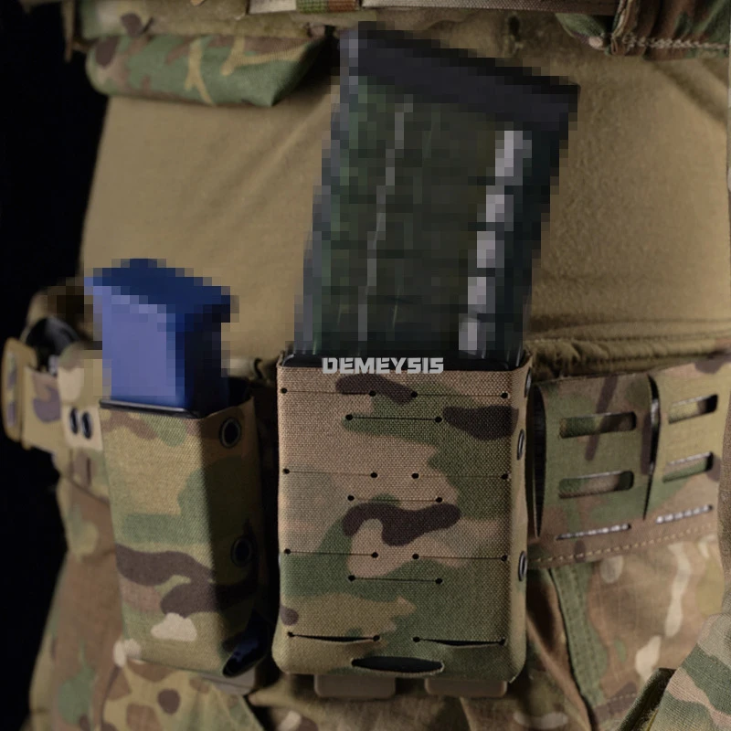 Funda MOLLE ligera para cargadores AR15/M4 con soporte nylon integrado - imagen 4