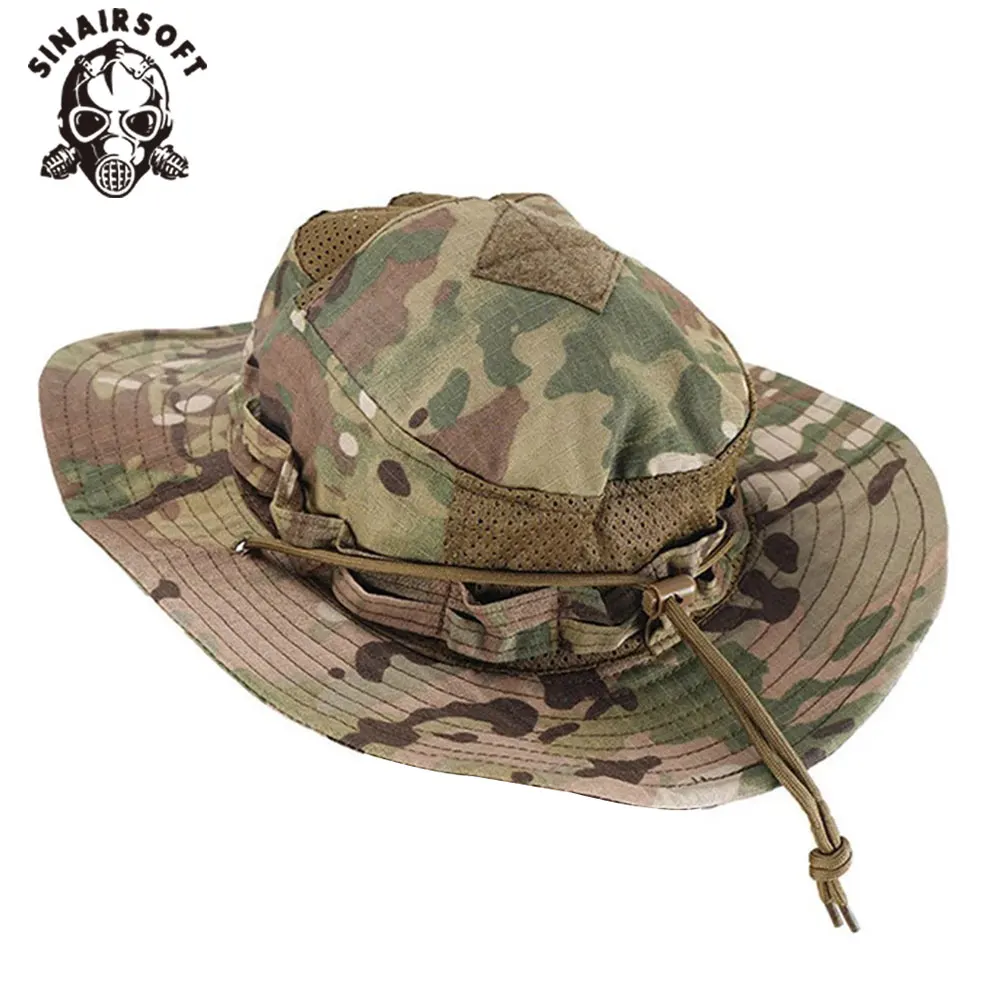 SINAIRSOFT Sombrero táctico PRO con ala redonda para sol - imagen 5