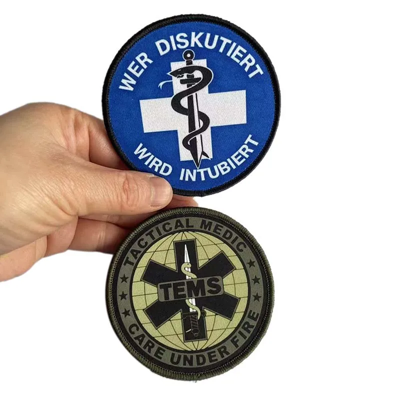 Parche táctico médico TEMS paramédico doctor – para mochila - imagen 4