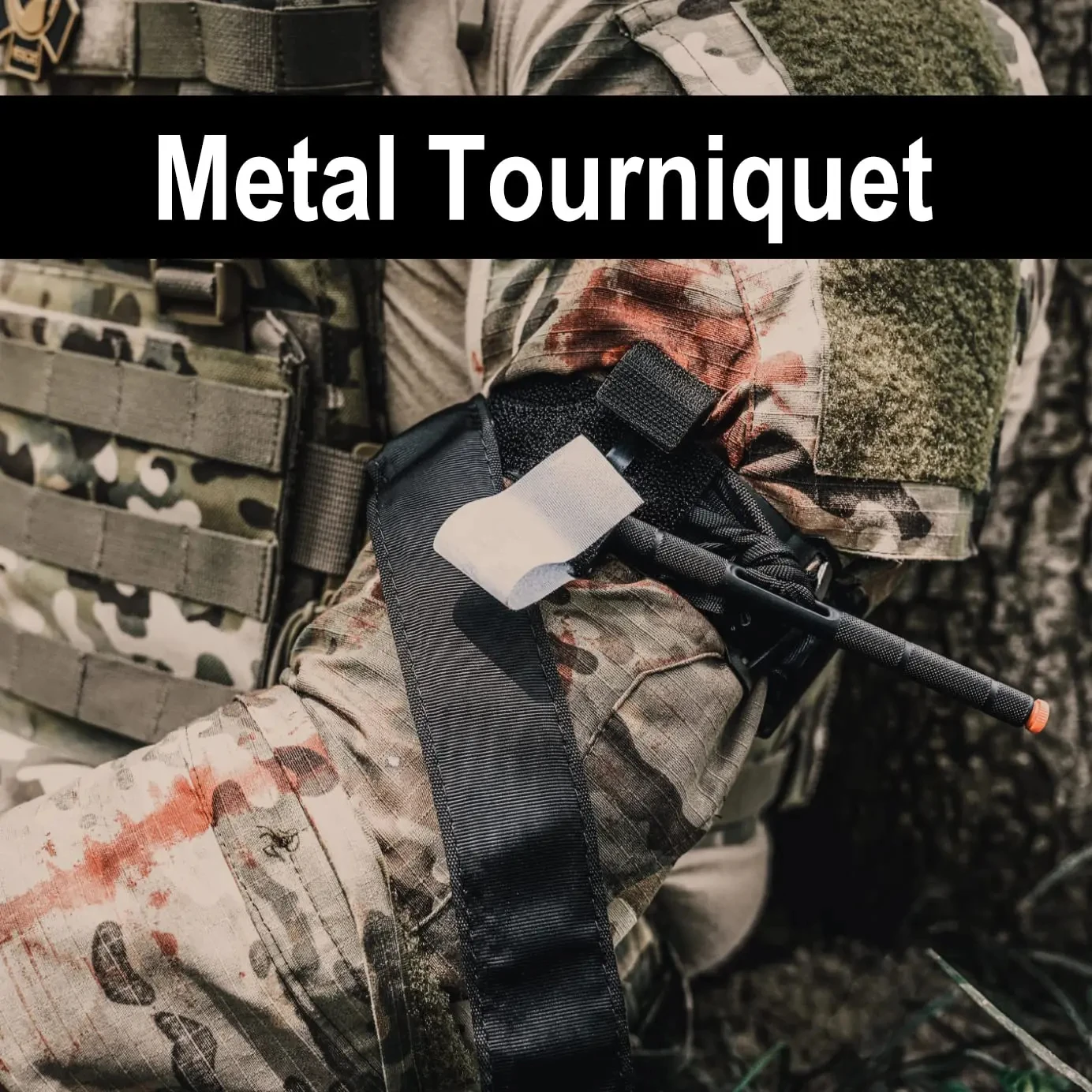 Torniquete táctico RHINO RESCUE con funda MOLLE y tijeras