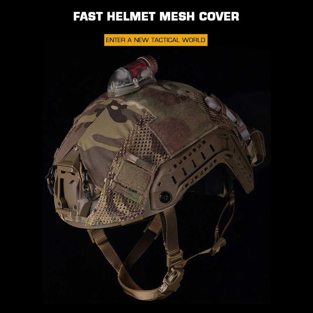 Funda táctica para casco MICH2000 Airsoft, caza y paintball - imagen 5