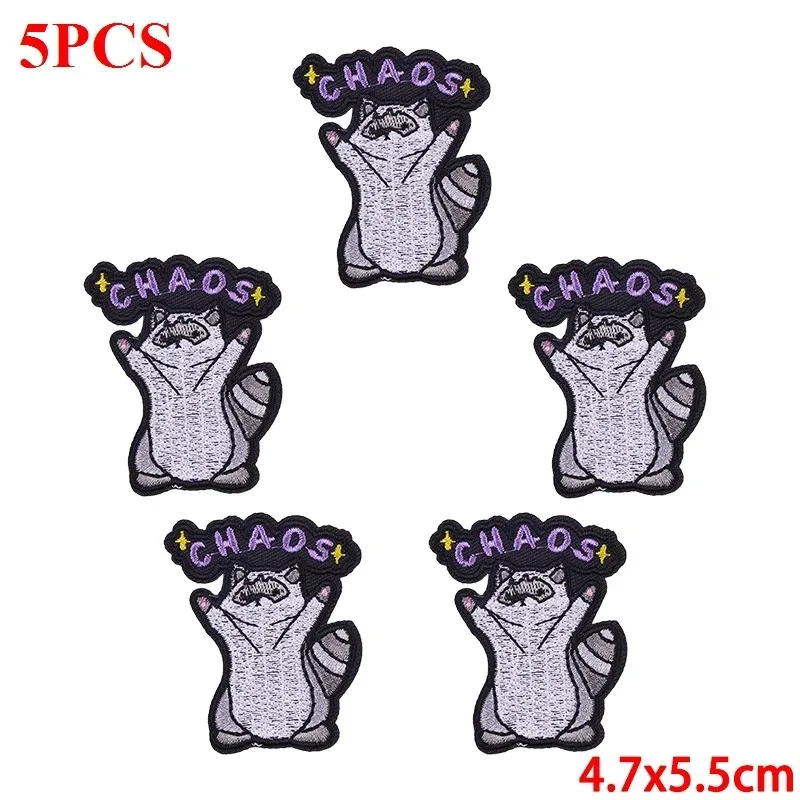 Parches bordados termoadhesivos con diseños de animales para ropa - imagen 5