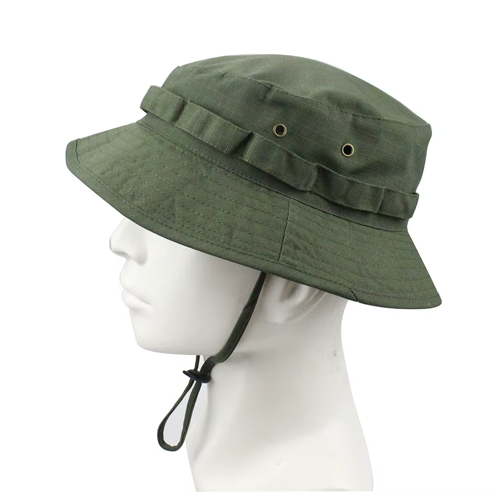 Sombrero camuflaje táctico protección solar para senderismo y pesca - imagen 4