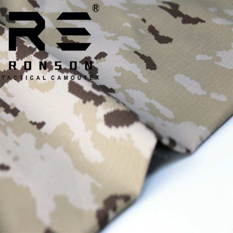 Tela táctica NYCO ripstop camuflaje español desierto nailon algodón