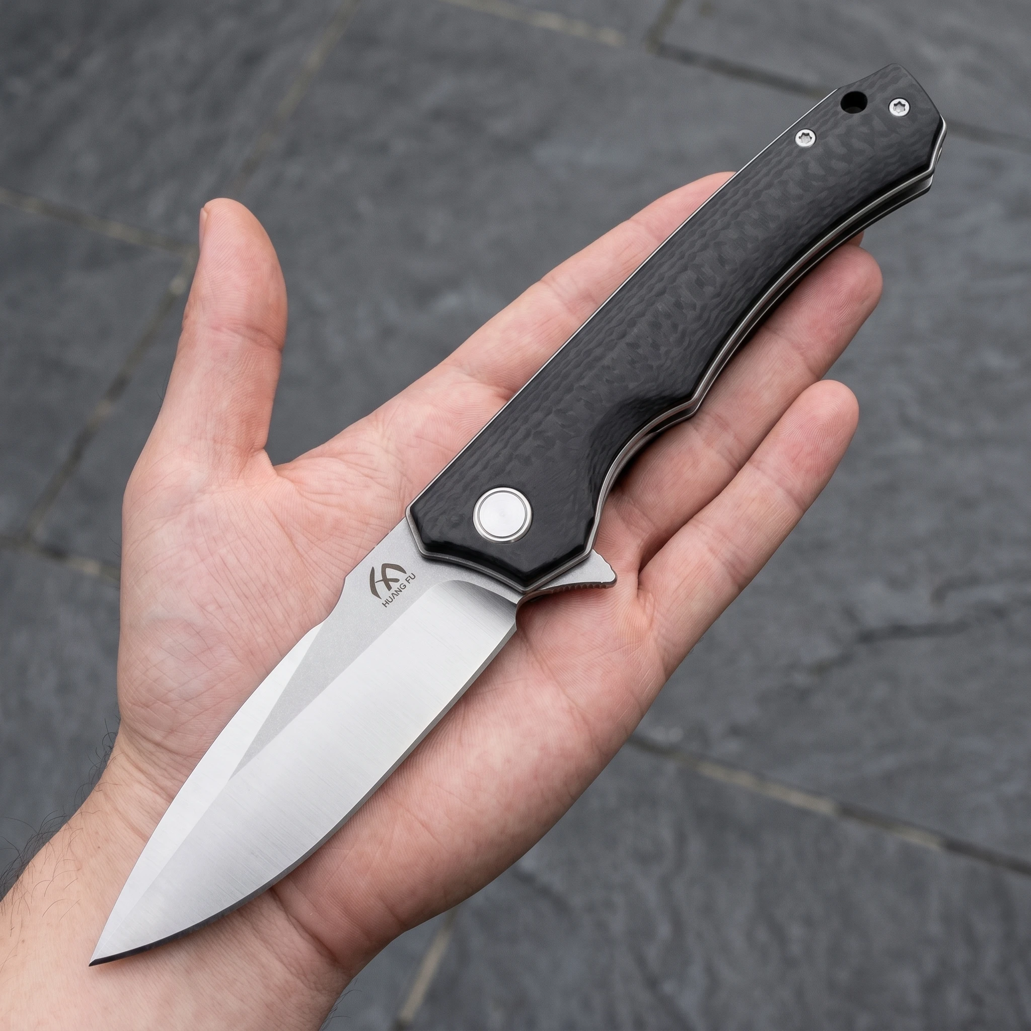Cuchillo plegable de acero para exteriores – herramienta táctica - imagen 5