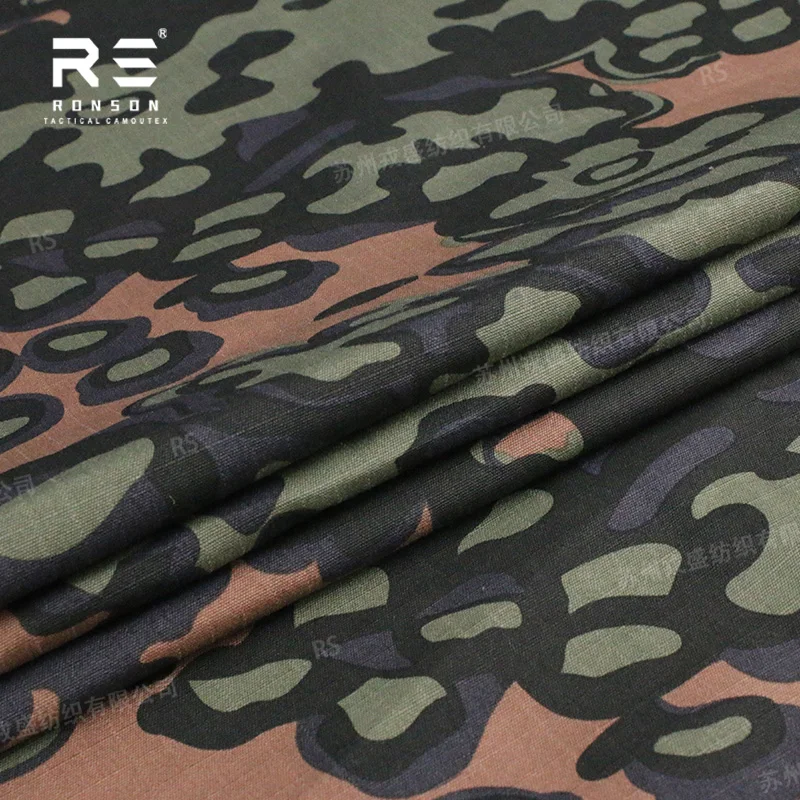 Tela táctica ripstop NYCO camuflaje hojas de roble para uniforme - imagen 3