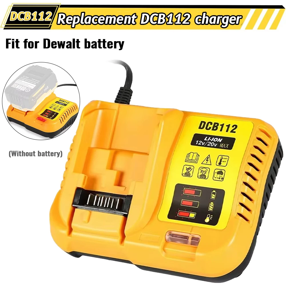 Cargador batería litio Dewalt DCB112 para herramientas inalámbricas - imagen 5