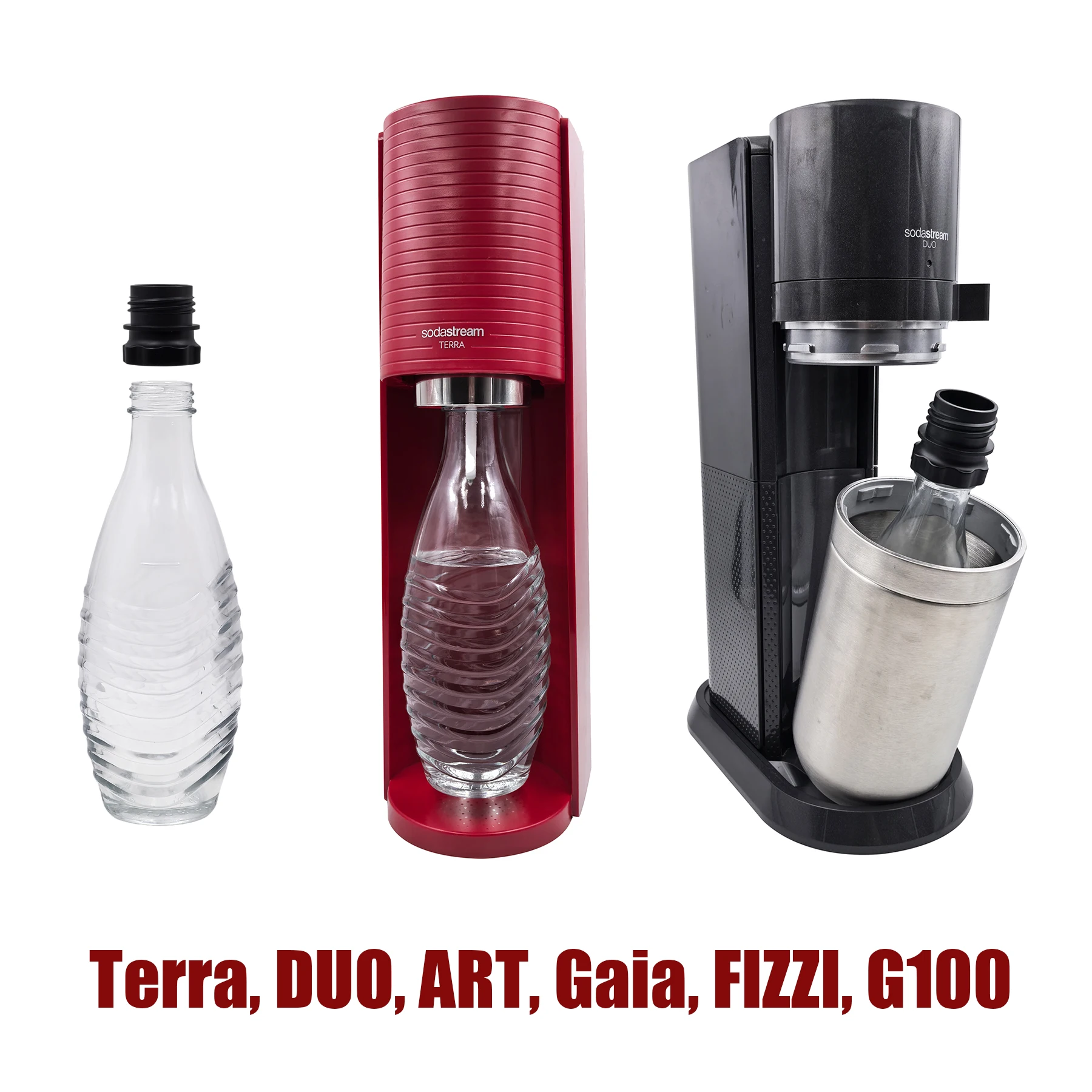 SodaStream Terra, DUO y ART: adaptador de botella de vidrio - imagen 3