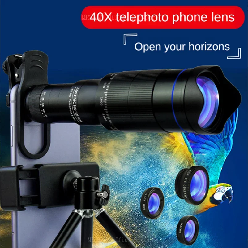 Telescopio monocular HD con zoom y trípode metálico para camping - imagen 4