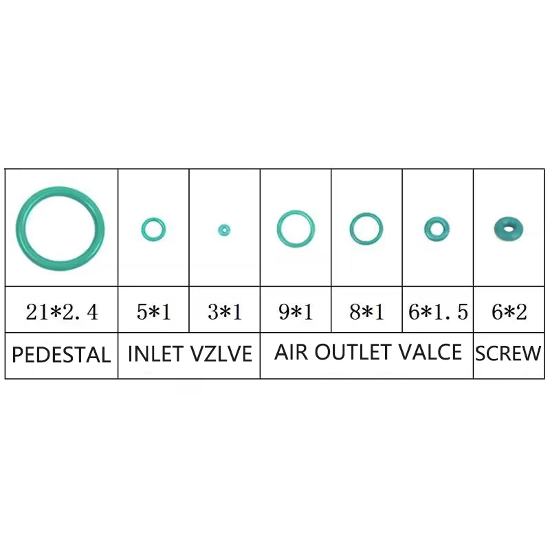 Glock 17/19 kit reparación anillo caucho fluorado y sello silicona - imagen 4
