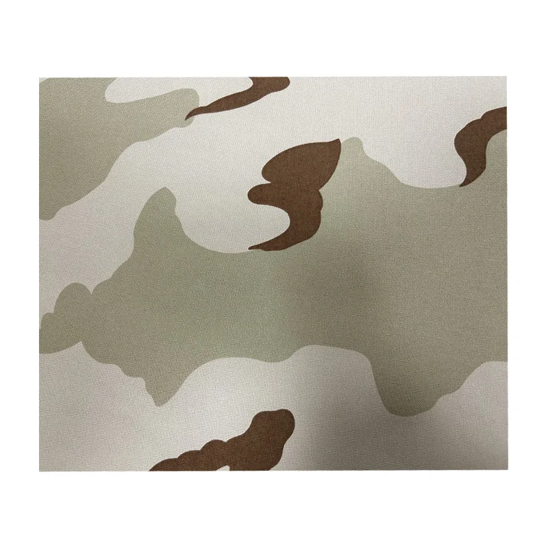 Tela táctica camuflaje desierto Oxford 500D tricolor para bolso