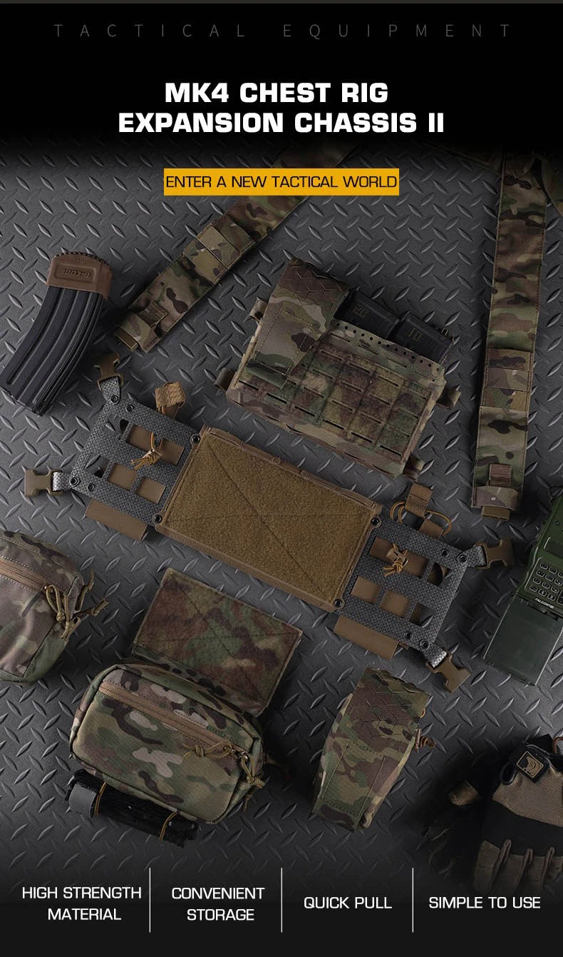 Chasis táctico MK4 con sistema MOLLE