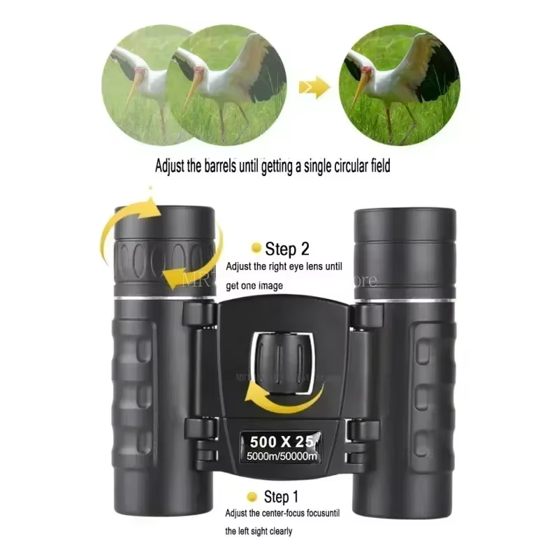 Binoculares BAK4 HD de poca luz para caza y acampada larga distancia - imagen 3