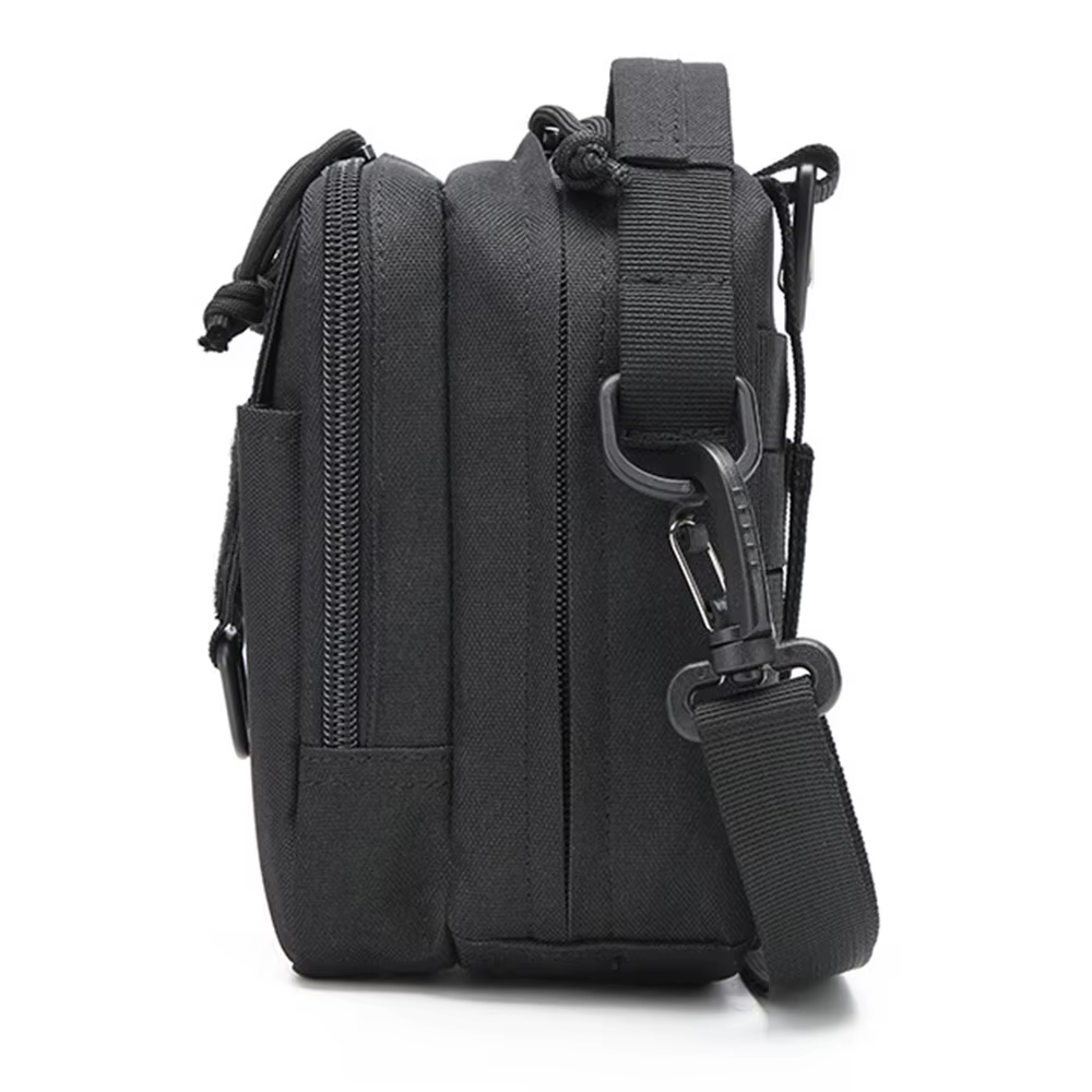 Bandolera táctica exterior MOLLE - riñonera cuadrada de doble capa EDC - imagen 3