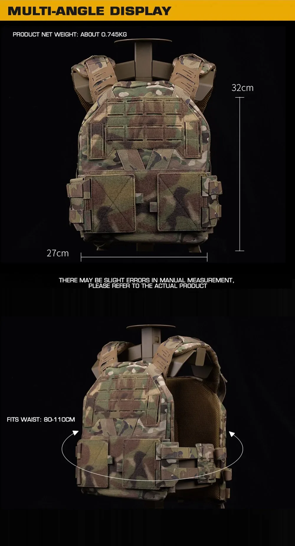 Chaleco KZ demostrativo
