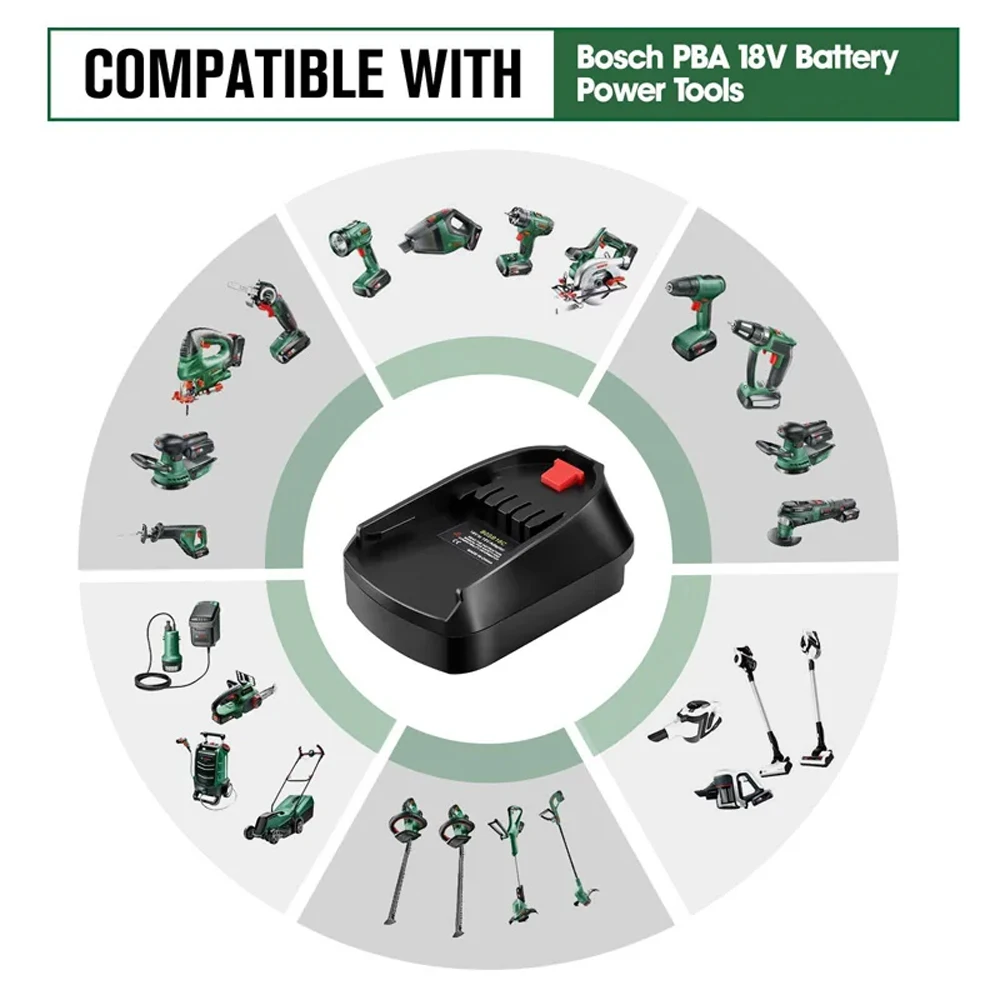 Adaptador de batería Bosch PBA Series para herramientas eléctricas - imagen 2