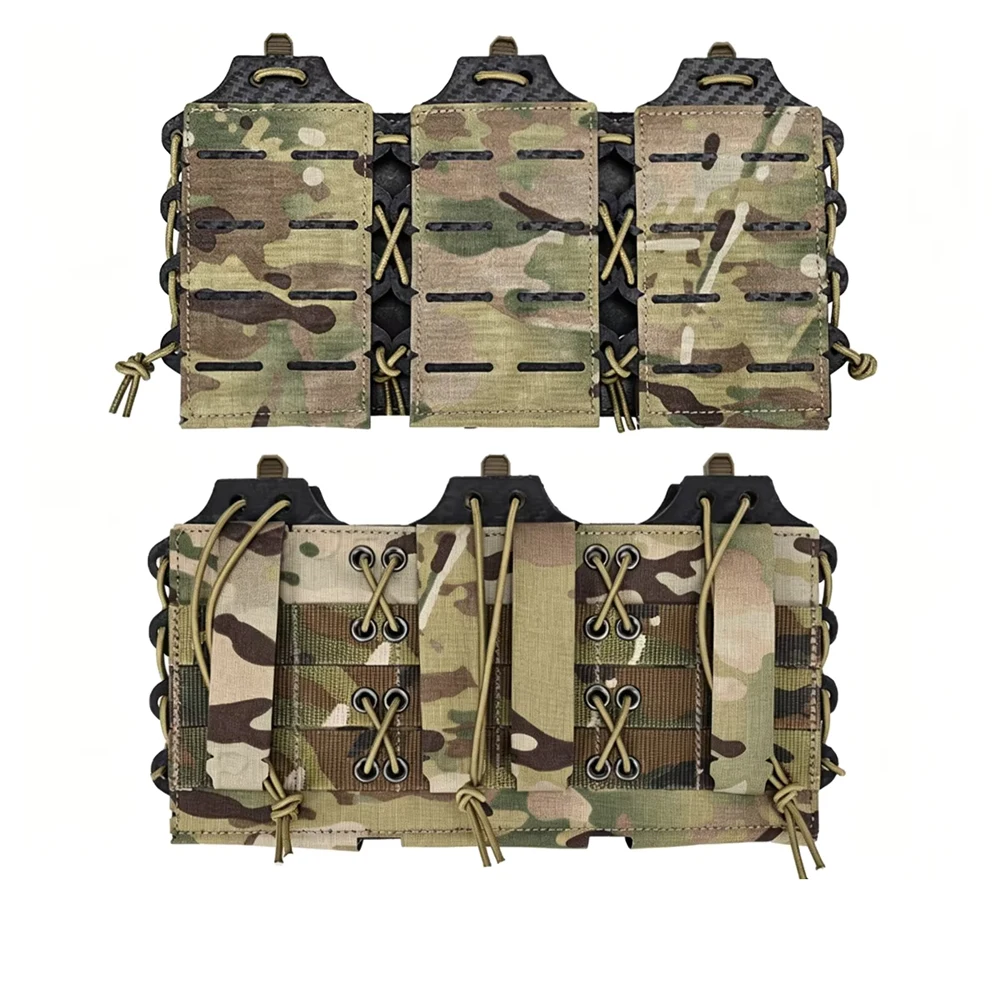 Porta-cargadores táctico MOLLE nylon con liberación rápida 5,56 T-Plate - imagen 4