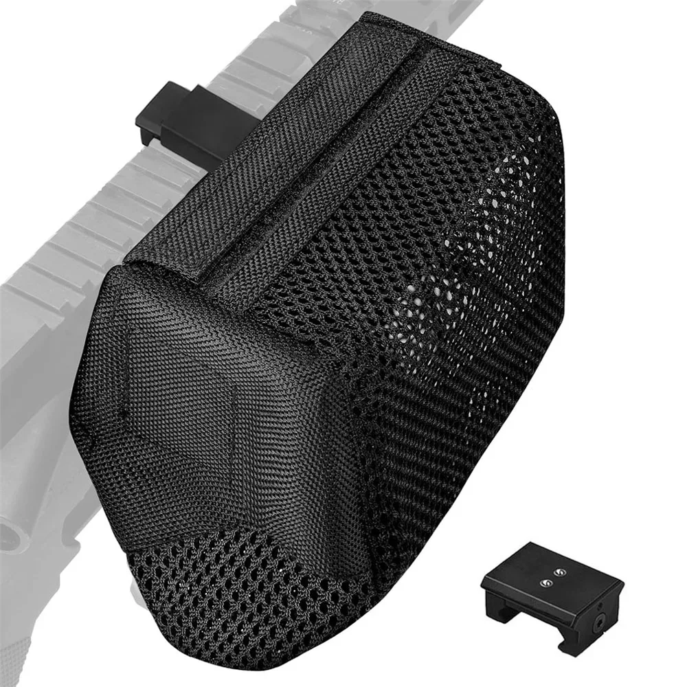Recolector de cartuchos de malla con montaje en riel Picatinny