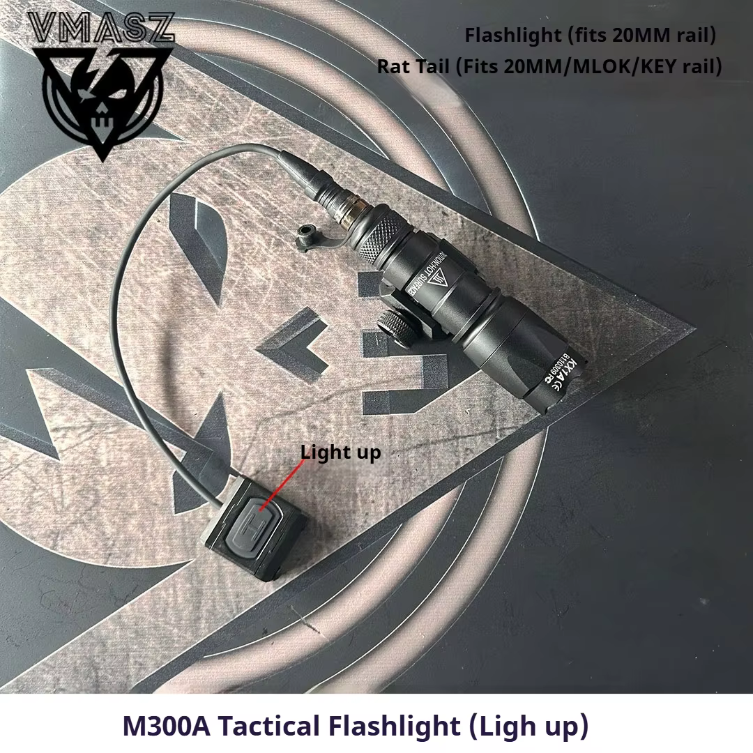 Linterna táctica Surefire M600B/M600C Rail Picatinny para pistola o rifle - imagen 3