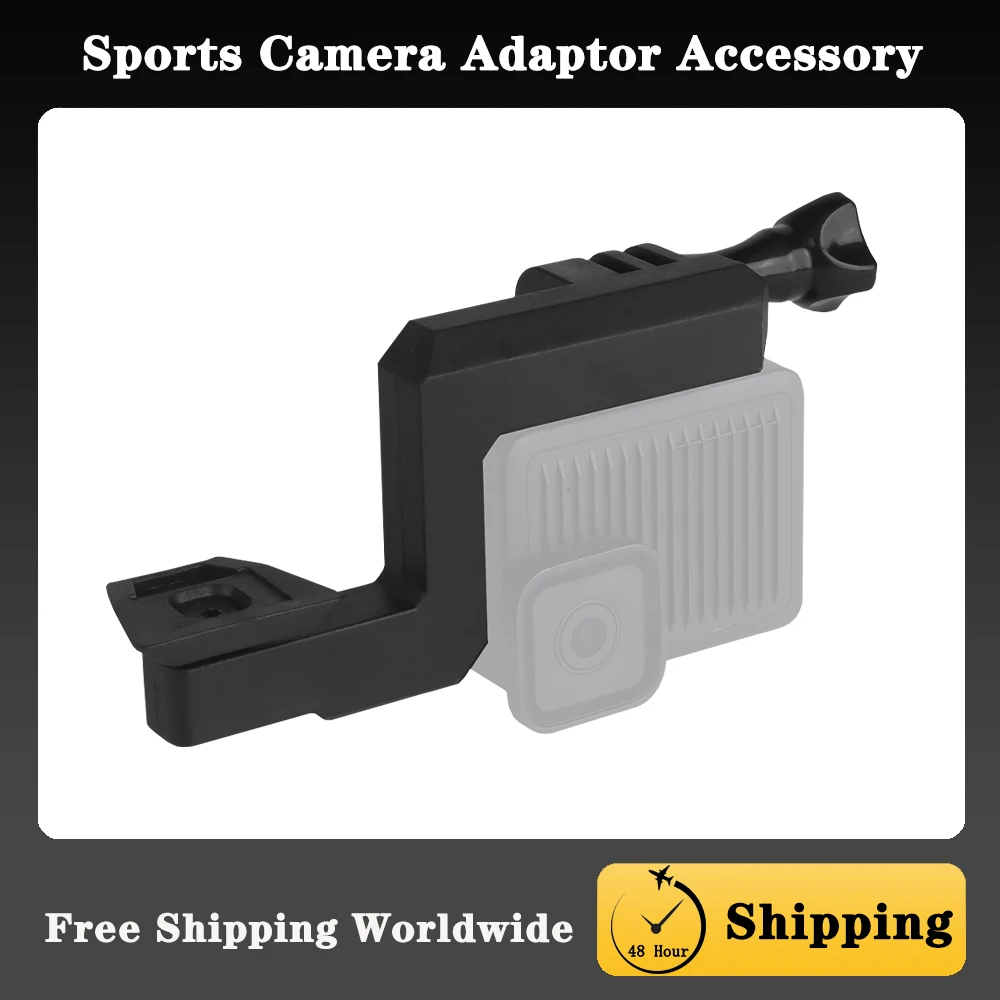 Soporte cámara deportiva casco táctico INSTA360 GoPro Negro Universal - imagen 4